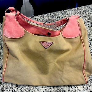 Prada Canvas Shoulder Bag (SHG-04cT20)